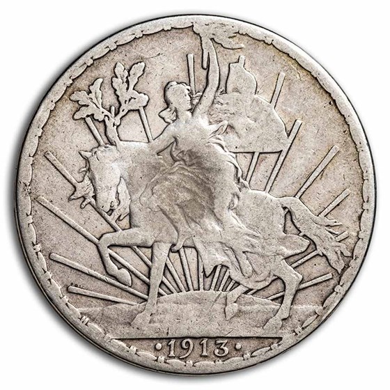 1913 Mexico Silver Peso Caballito VF 1913 Mexico Silver Peso Caballito VF