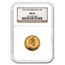 1913 Netherlands Gold 10 Gulden Wilhelmina I MS-63 NGC
