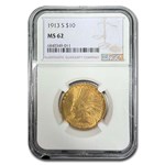 1913-S $10 Indian Gold Eagle MS-62 NGC