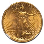 1913-S $20 St Gaudens Gold Double Eagle MS-63 NGC