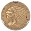 1913-S $5 Indian Gold Half Eagle AU-50 NGC