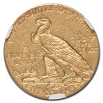 1913-S $5 Indian Gold Half Eagle AU-58 NGC