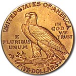 1913-S $5 Indian Gold Half Eagle XF