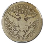 1913-S Barber Quarter AG-03 CACG