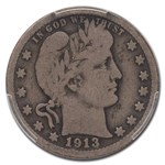 1913-S Barber Quarter VG-8 PCGS