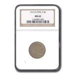 1913-S Buffalo Nickel Type-II MS-62 NGC