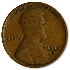 1913-S Lincoln Cent Good 1913-S Lincoln Cent Good