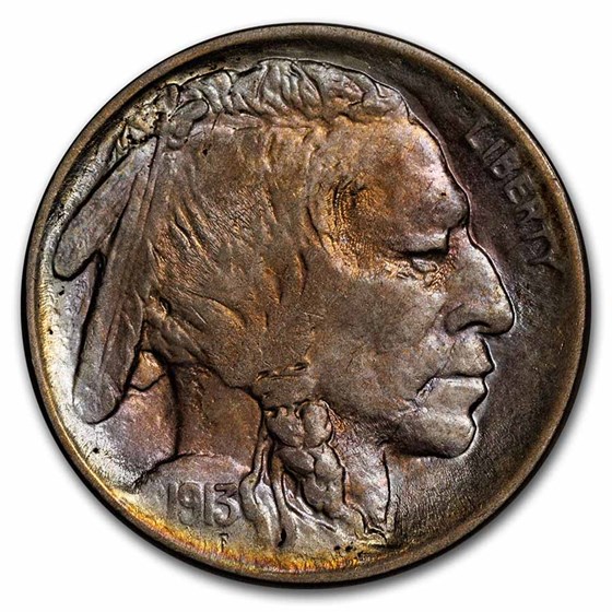 1913 Type-II Buffalo Nickel BU (Beautifully Toned) 1913 Type-II Buffalo Nickel BU (Beautifully Toned)