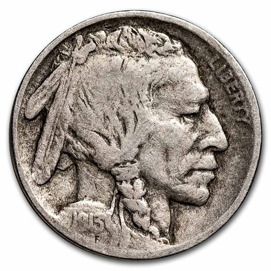 1913 Type-II Buffalo Nickel Fine 1913 Type-II Buffalo Nickel Fine