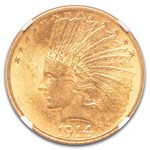 1914 $10 Indian Gold Eagle MS-64 NGC