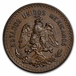 1914-1935 Mexico Bronze 5 Centavos Avg Circ