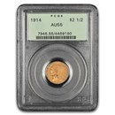 1914 $2.50 Indian Gold Quarter Eagle AU-55 PCGS