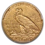 1914 $2.50 Indian Gold Quarter Eagle AU-58 PCGS