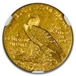 1914 $2.50 Indian Gold Quarter Eagle MS-61 NGC