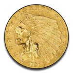1914 $2.50 Indian Gold Quarter Eagle MS-62 PCGS