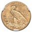 1914 $2.50 Indian Gold Quarter Eagle MS-63 NGC