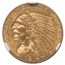 1914 $2.50 Indian Gold Quarter Eagle MS-64 NGC