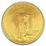 1914 $20 St Gaudens Gold Double Eagle MS-66 PCGS