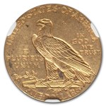 1914 $5 Indian Gold Half Eagle MS-62 NGC