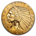 1914 $5 Indian Gold Half Eagle MS-62 PCGS