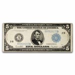1914 (A-Boston) $5.00 FRN VF (Fr#847C)