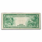 1914 (A-Boston) $5.00 FRN VF (Fr#847C)