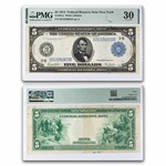 1914 (B-New York) $5.00 FRN VF-30 PMG (Fr#851A)