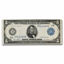 1914 (B-New York) $5.00 FRN VF (Fr#851B)