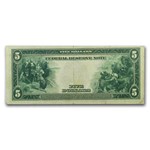 1914 (B-New York) $5.00 FRN XF (Fr#851A)