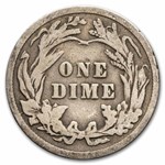 1914 Barber Dime 50-Coin Roll Avg Circ