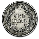 1914 Barber Dime AU