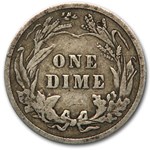 1914 Barber Dime VF