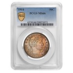 1914 Barber Half Dollar MS-66 PCGS CAC