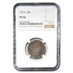 1914 Barber Quarter PF-66 NGC