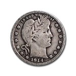 1914 Barber Quarter VG