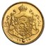 1914 Belgium Gold 20 Francs Albert I BU (French Inscription)