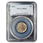 1914 Buffalo Nickel MS-64 PCGS