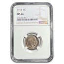 1914 Buffalo Nickel MS-66 NGC