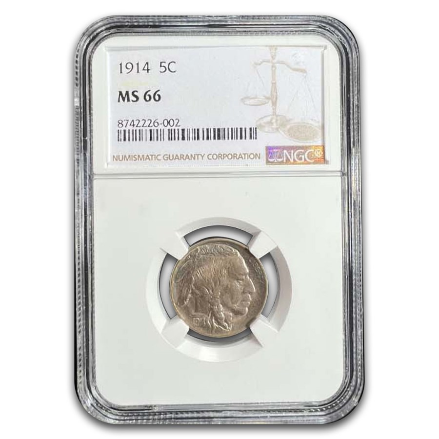 1914 Buffalo Nickel MS-66 NGC