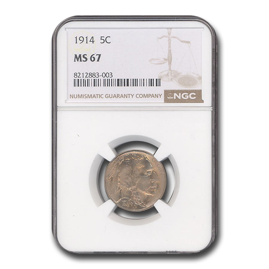 1914 Buffalo Nickel MS-67 NGC