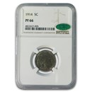 1914 Buffalo Nickel PF-66 NGC CAC