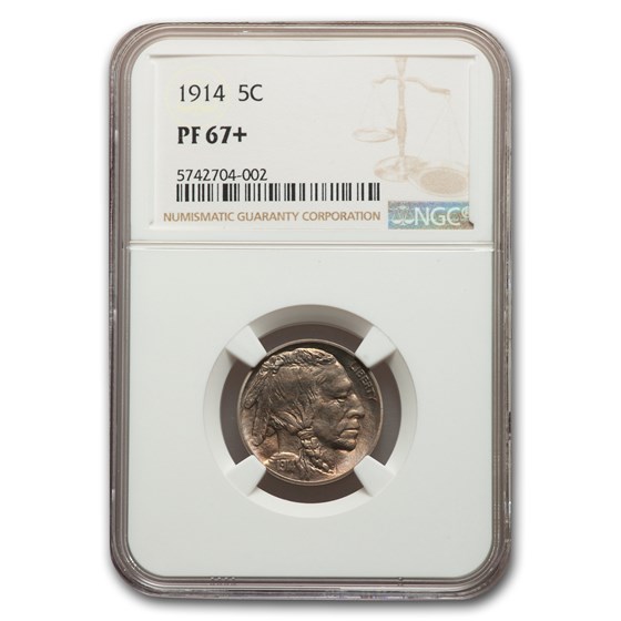1914 Buffalo Nickel PF-67+ NGC 1914 Buffalo Nickel PF-67+ NGC