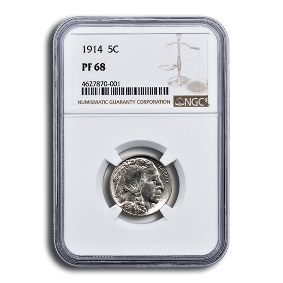 1914 Buffalo Nickel PF-68 NGC