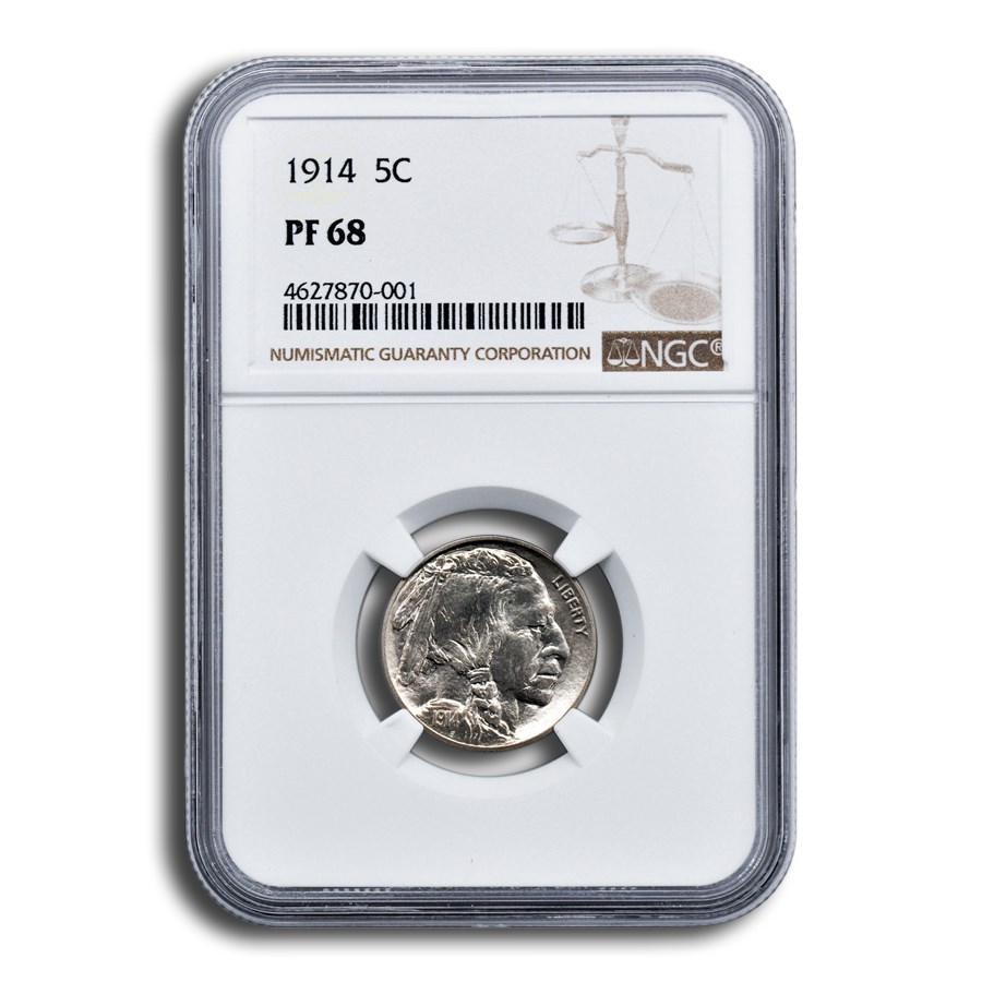 1914 Buffalo Nickel PF-68 NGC