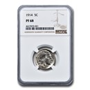 1914 Buffalo Nickel PF-68 NGC