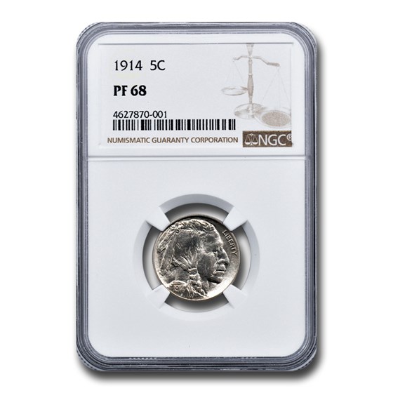 1914 Buffalo Nickel PF-68 NGC 1914 Buffalo Nickel PF-68 NGC