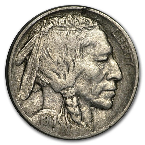 1914 Buffalo Nickel VF 1914 Buffalo Nickel VF