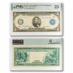 1914 (C-Philadelphia) $5.00 FRN VF-25 PMG (Fr#855C)