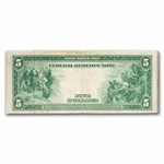 1914 (C-Philadelphia) $5.00 FRN VF (Fr#834B) Red Seal