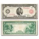 1914 (C-Philadelphia) $5.00 FRN VF (Fr#834B) Red Seal